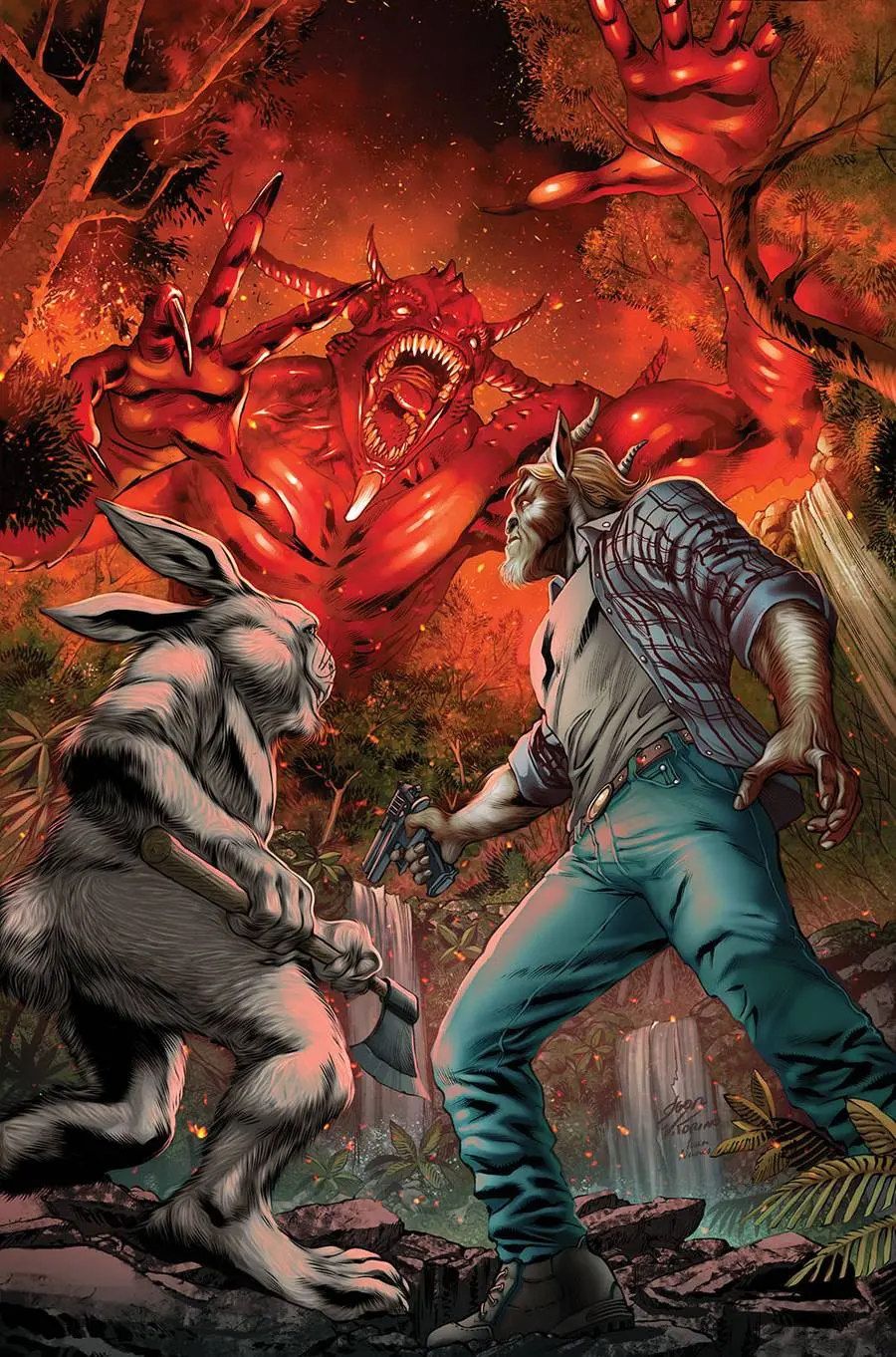 Man Goat & Bunny Man #3 (Of 3) Cvr A Vitorino 1