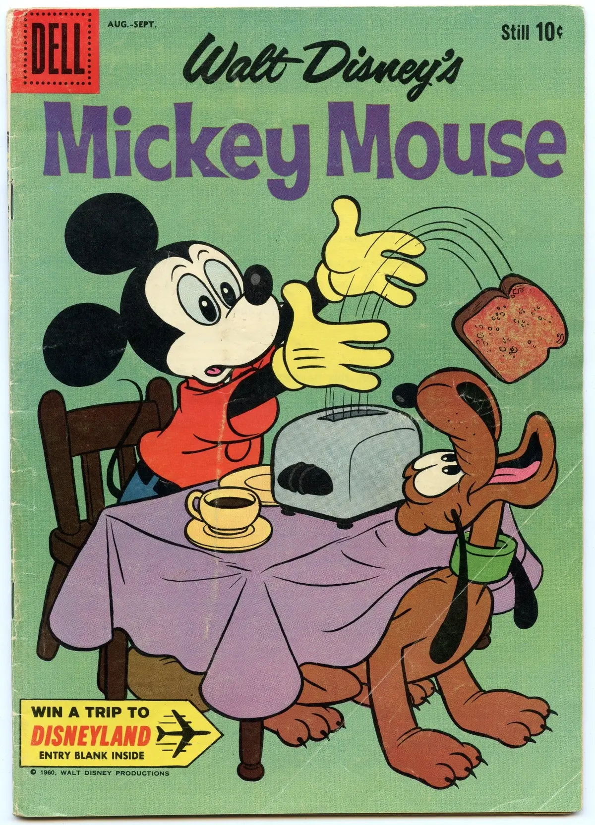 Mickey Mouse 73 (Sep 1960) Vg+ (4.5) 1