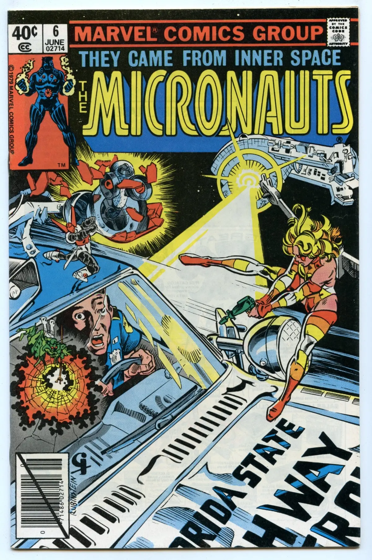 Micronauts 6 (Jun 1979) Vf/Nm (9.0) 1