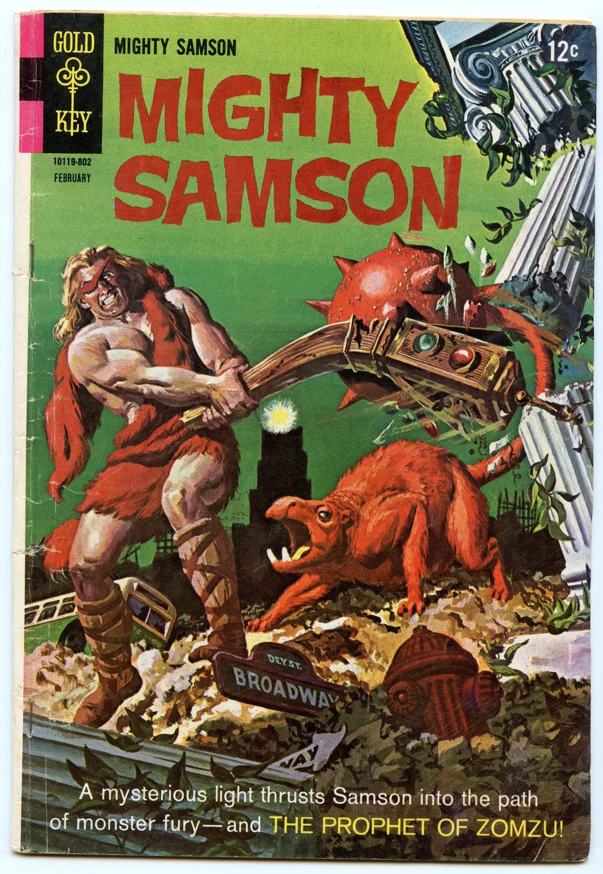 Mighty Samson 13 (Feb 1968) Vg- (3.5) 1