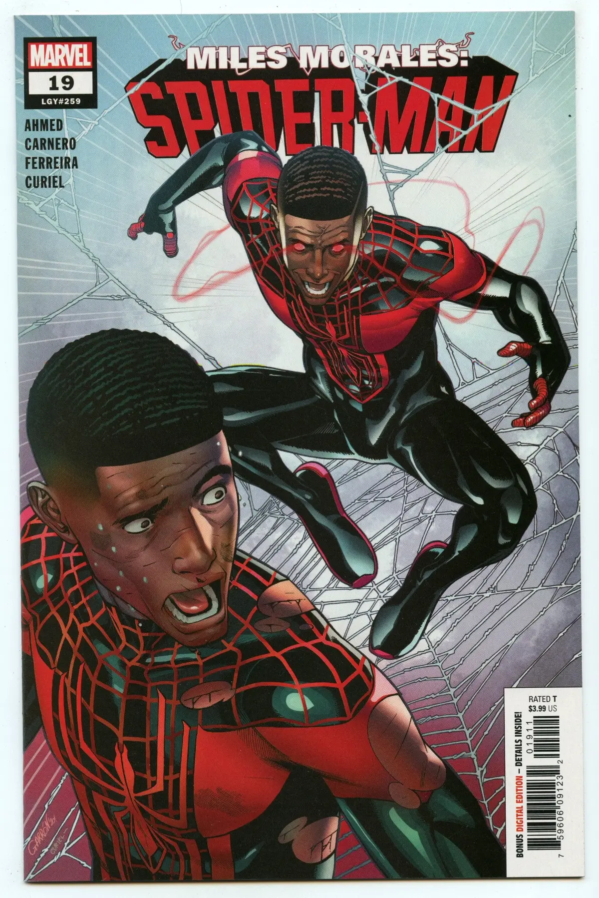 Miles Morales: Spider-Man 19 (Dec 2020) - 1St Cover Appearance Miles Clone 1