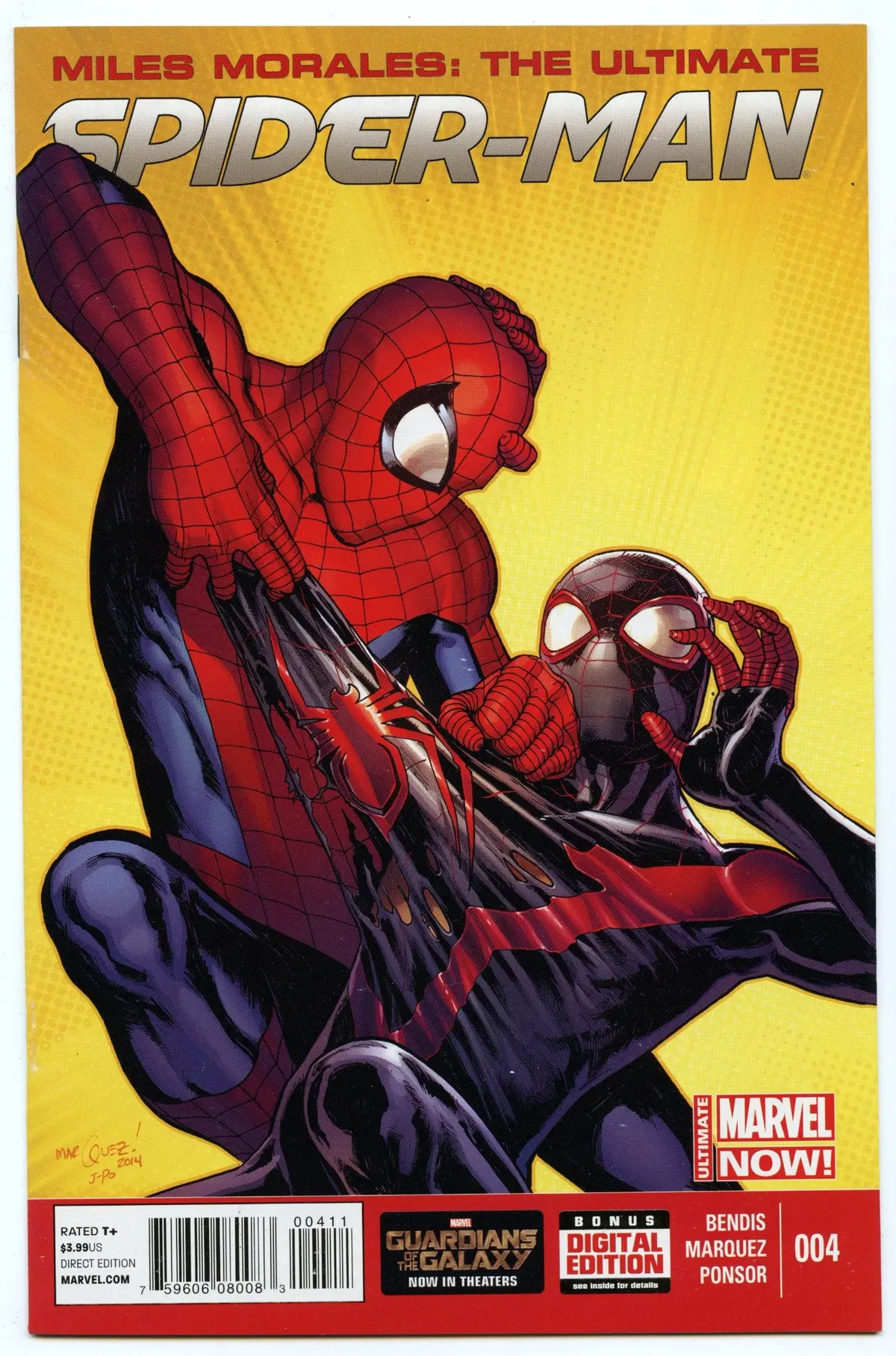 Miles Morales: The Ultimate Spider-Man 4 (Oct 2014) Nm- (9.2) 1