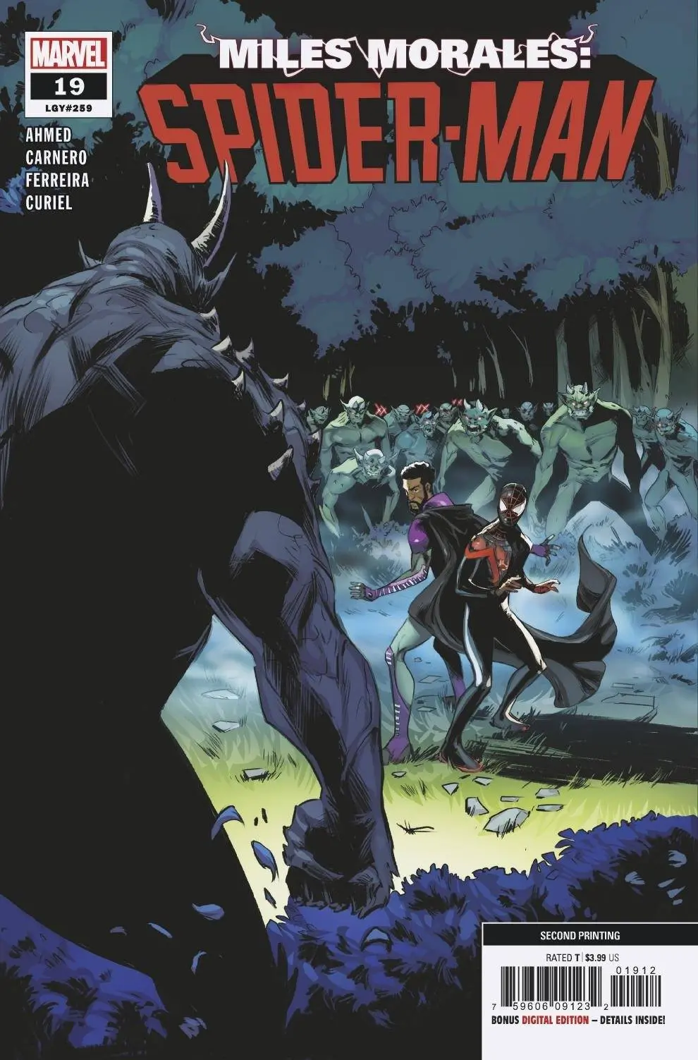 Miles Morales Spider-Man #19 2Nd Ptg Var Out 1