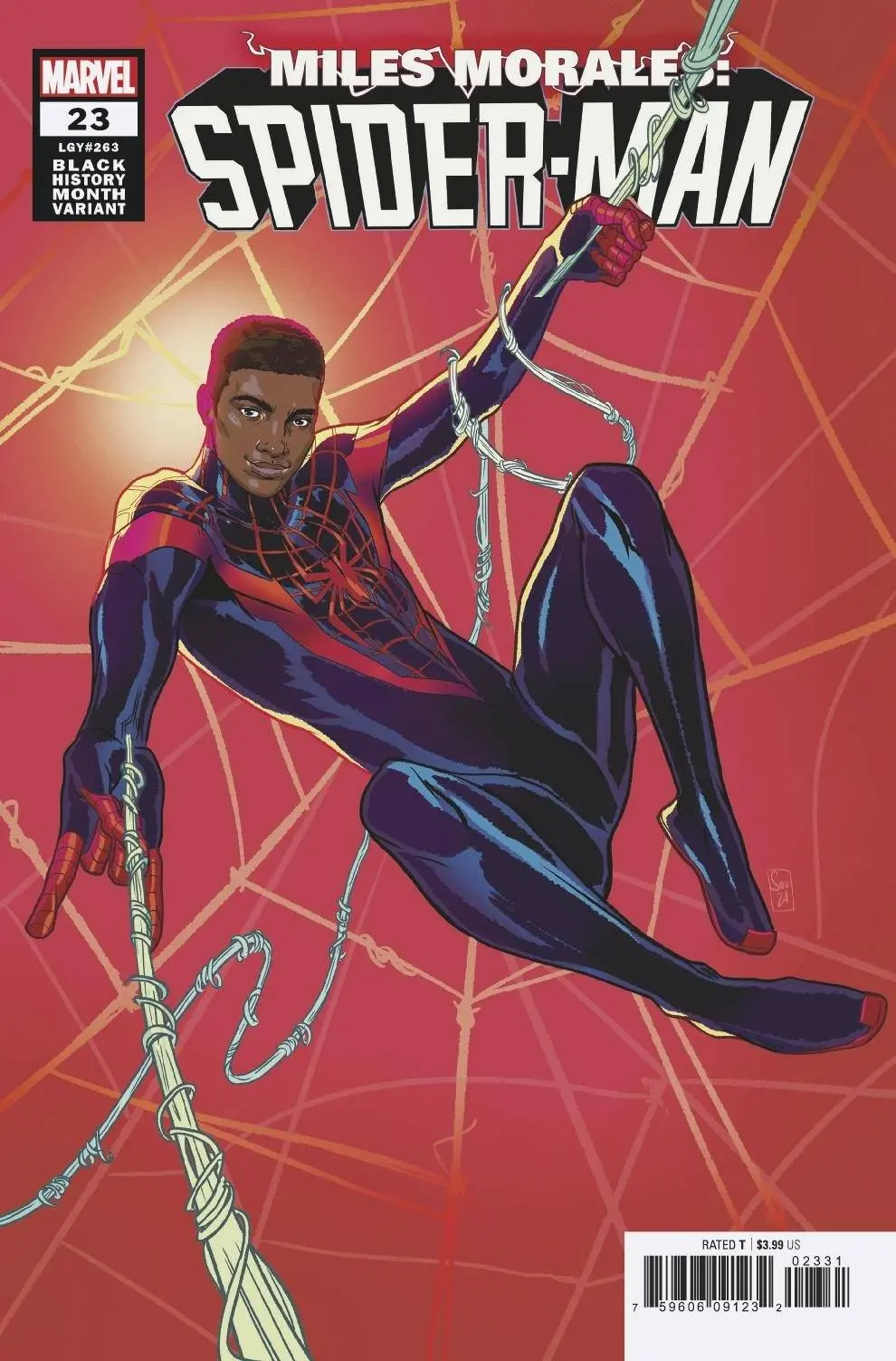 Miles Morales Spider-Man #23 Souza Black History Var Kib 1