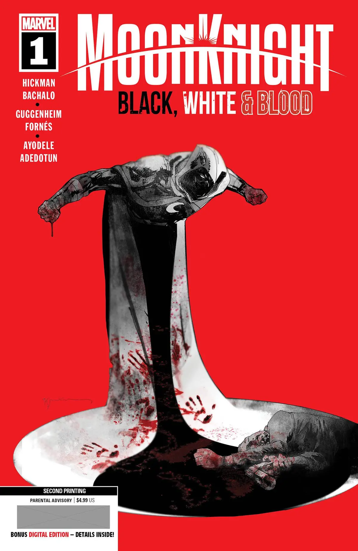 Moon Knight Black White Blood #1 (Of 4) 2Nd Ptg Sienkiewicz 1