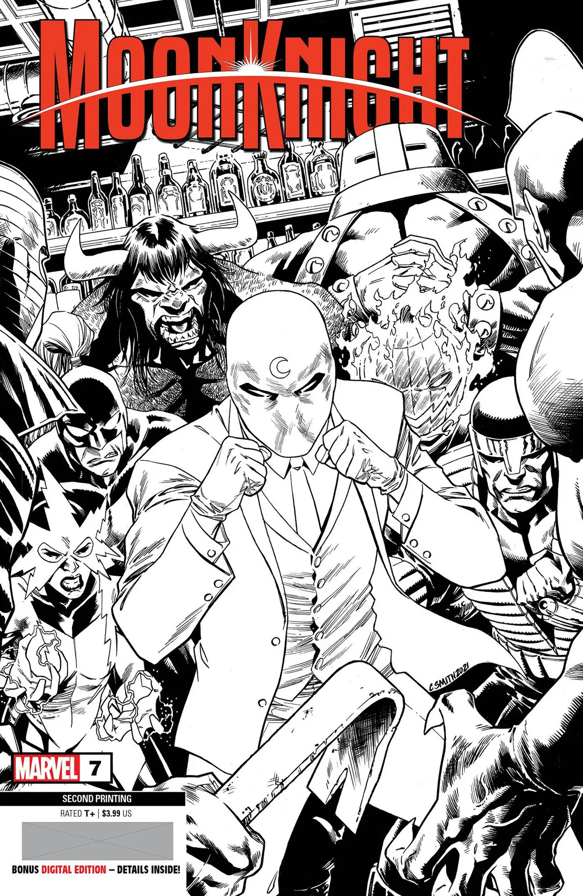 Moon Knight #7 2Nd Ptg Smith Var 1