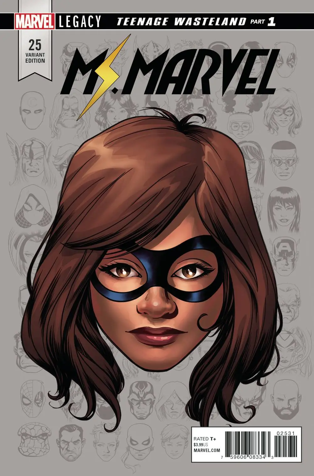 Ms Marvel #25 Mckone Legacy Headshot Var Leg 1
