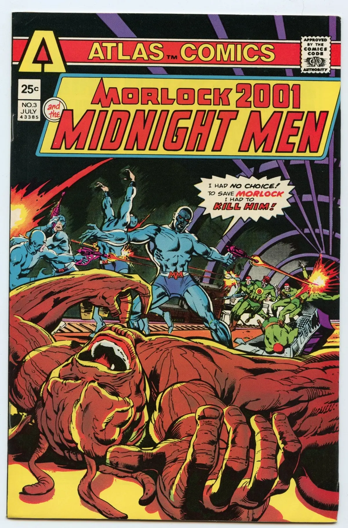Morlock 2001 3 (Jul 1975) Vf (8.0) 1