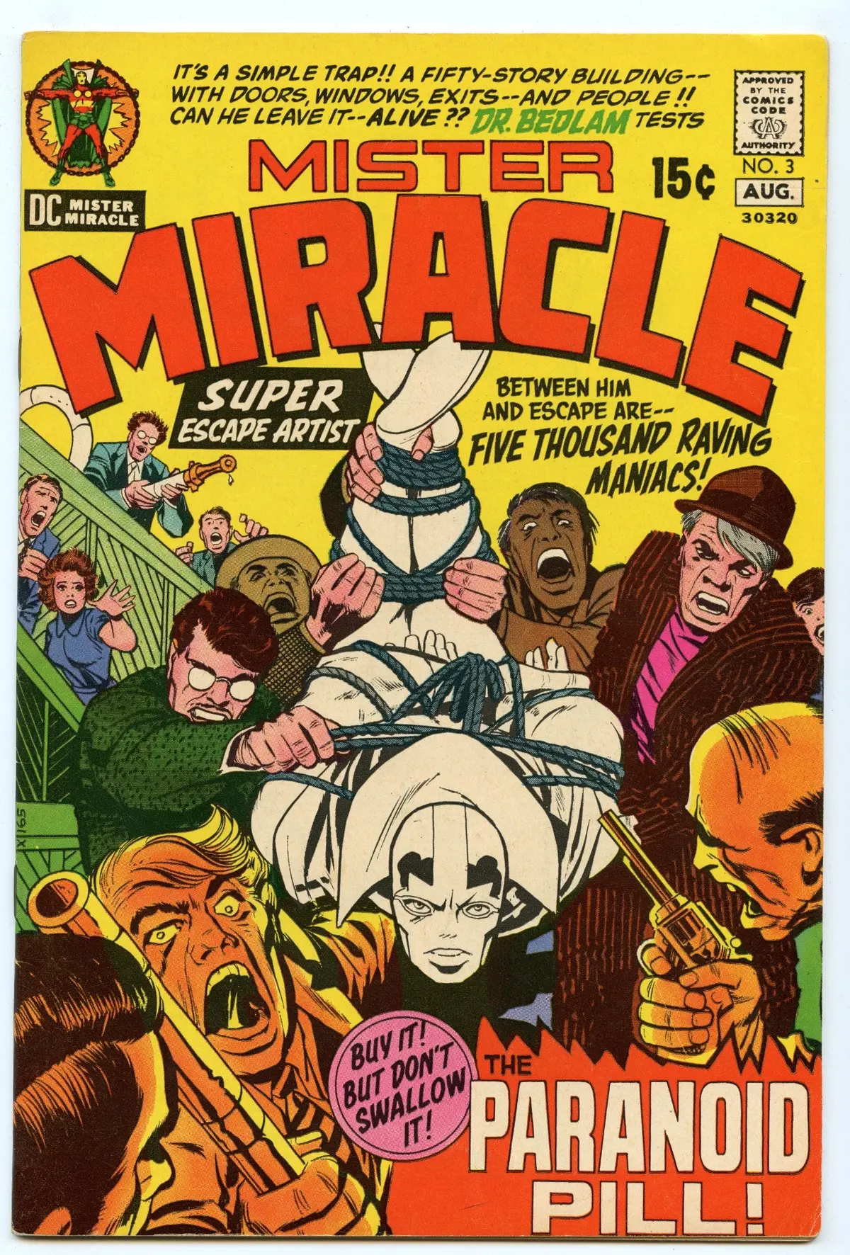 Mister Miracle 3 (Aug 1971) Vf- (7.5) 1