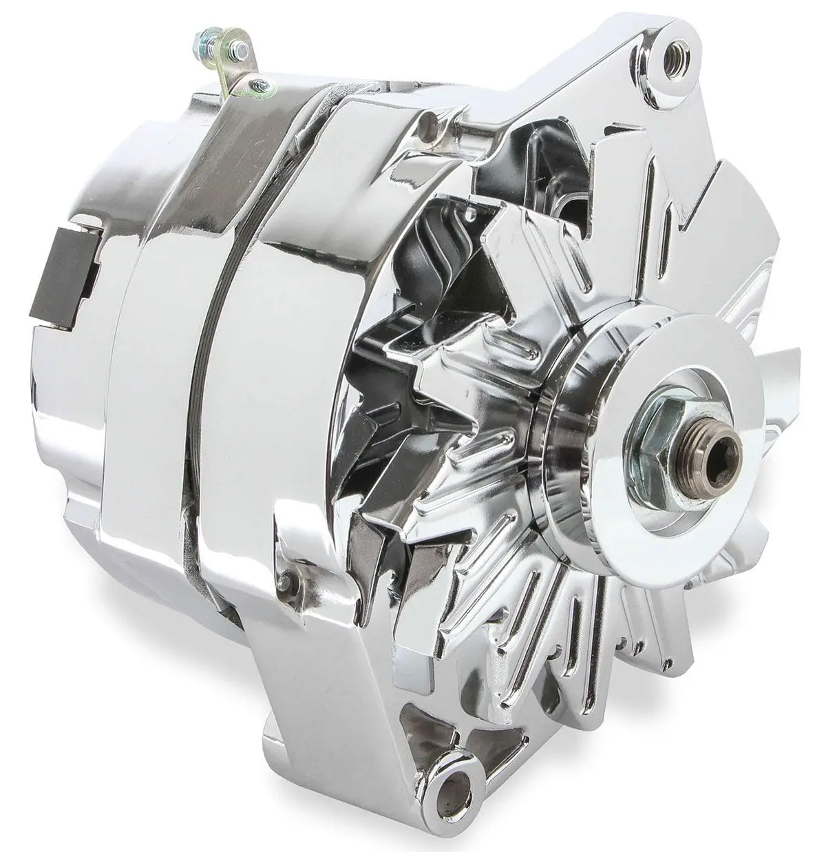 Chrome-Finished Late-Model Gm-Delco 10Si Alternator – High-Output (Mg5122) 1