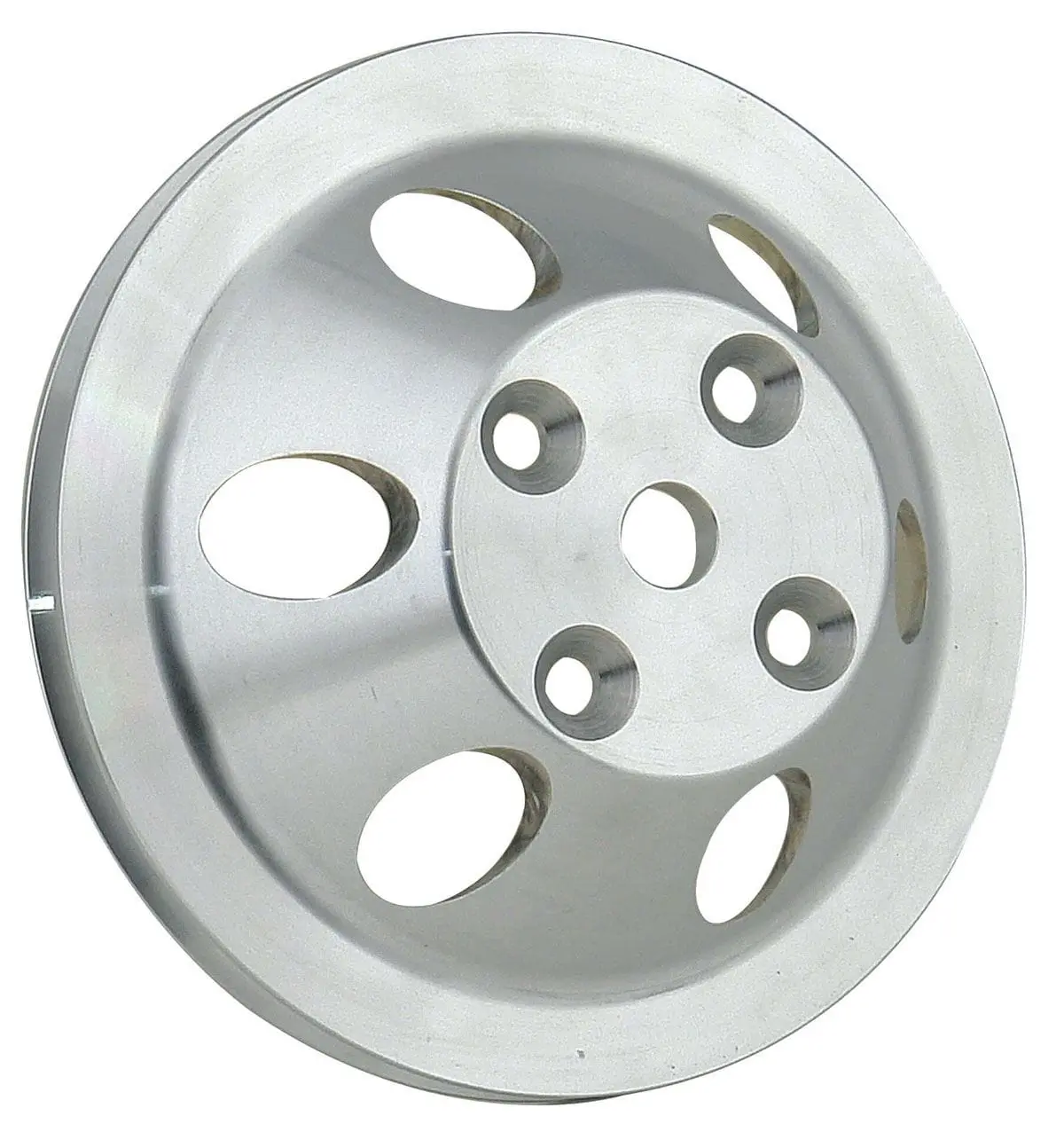 Mr. Gasket Mg5314 Single-Groove Billet Aluminum Water Pump Pulley – Polished Finish 1