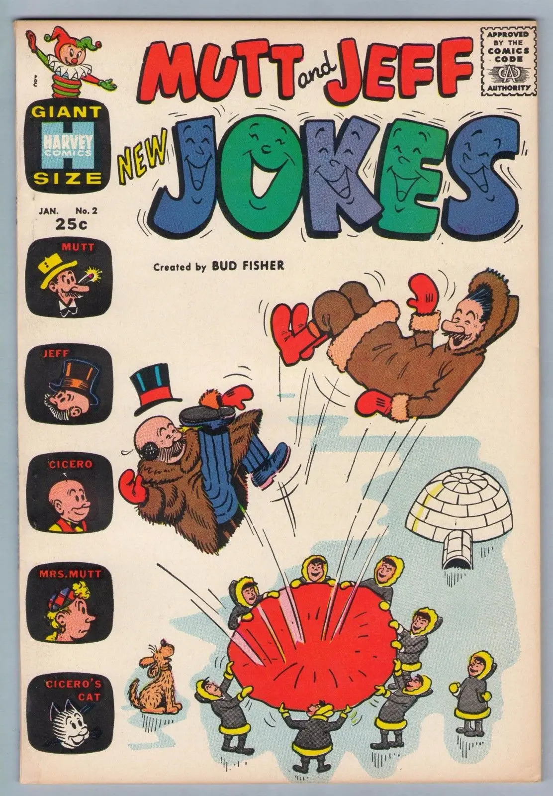 Mutt And Jeff New Jokes 2 (Jan 1964) Vf (8.0) 1