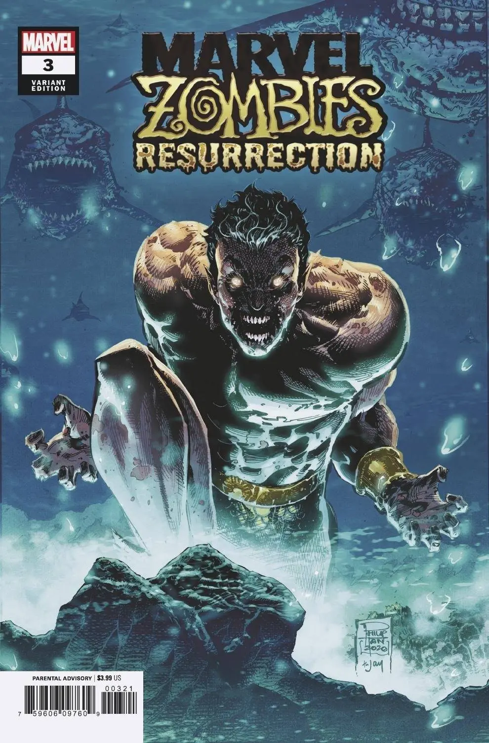 Marvel Zombies Resurrection #3 (Of 4) Tan Var 1