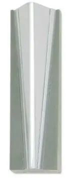 Aluminum Nadav Mezuzah Grey 1