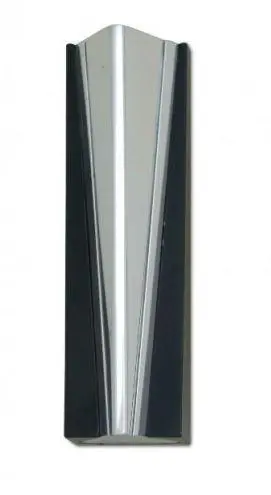 Nadav Aluminum Mezuzah Black 1