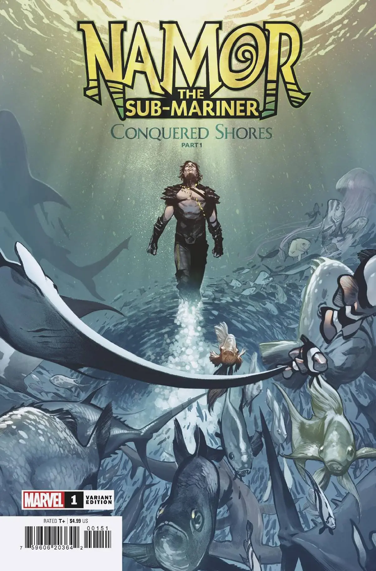 Namor Sub-Mariner Conquered Shores #1 (Of 5) Larraz Var 1