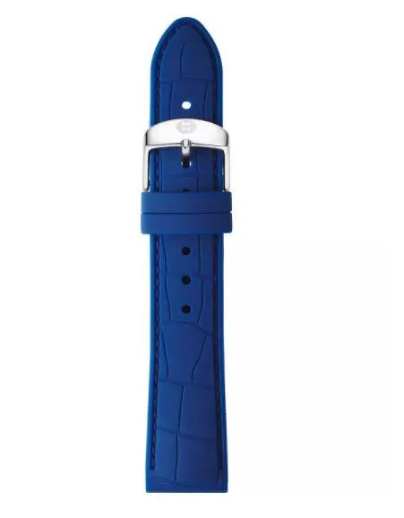 Michele Navy Rubber 18Mm Wtchstrap 1