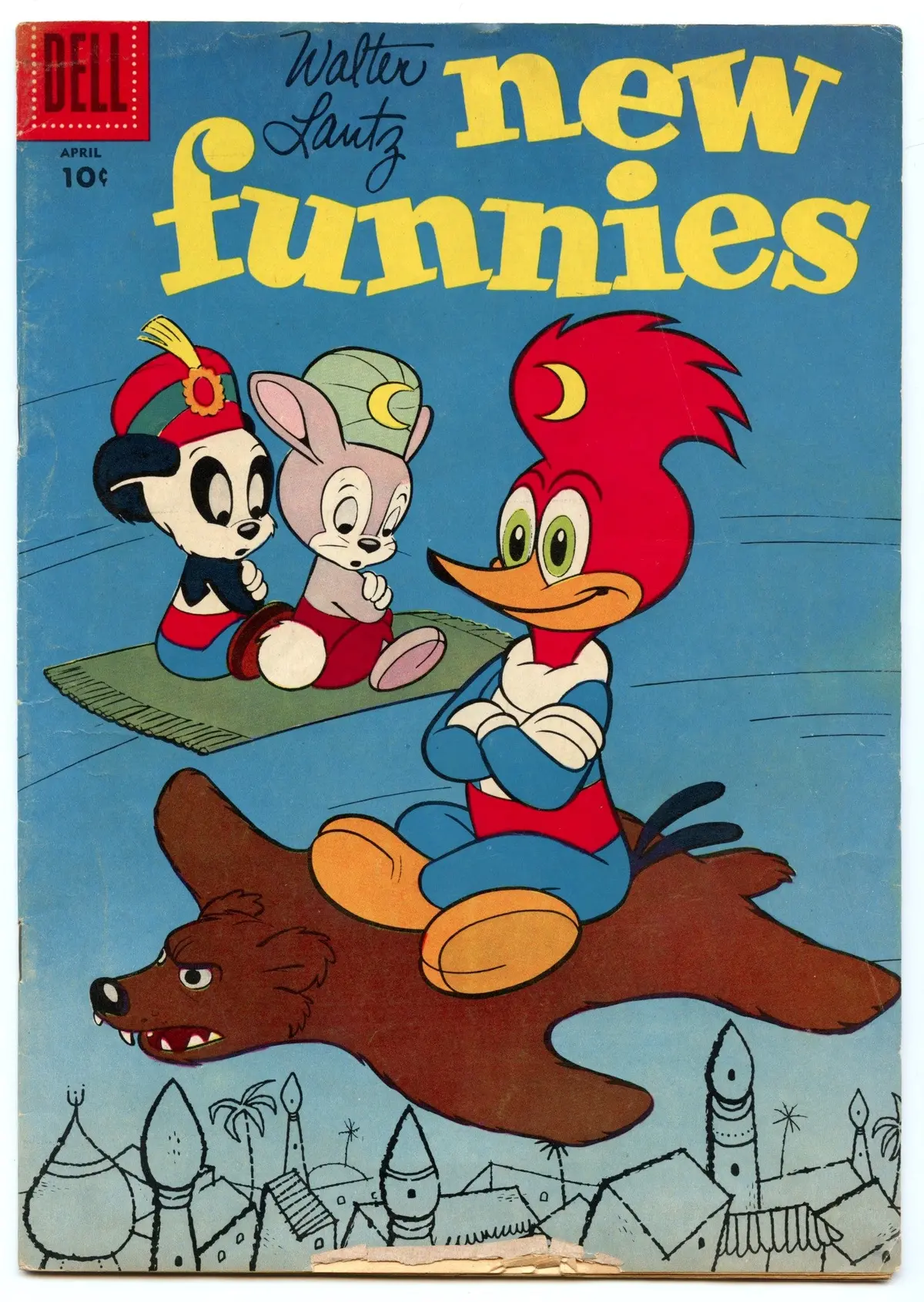 New Funnies 242 (Apr 1957) Vg- (3.5) 1