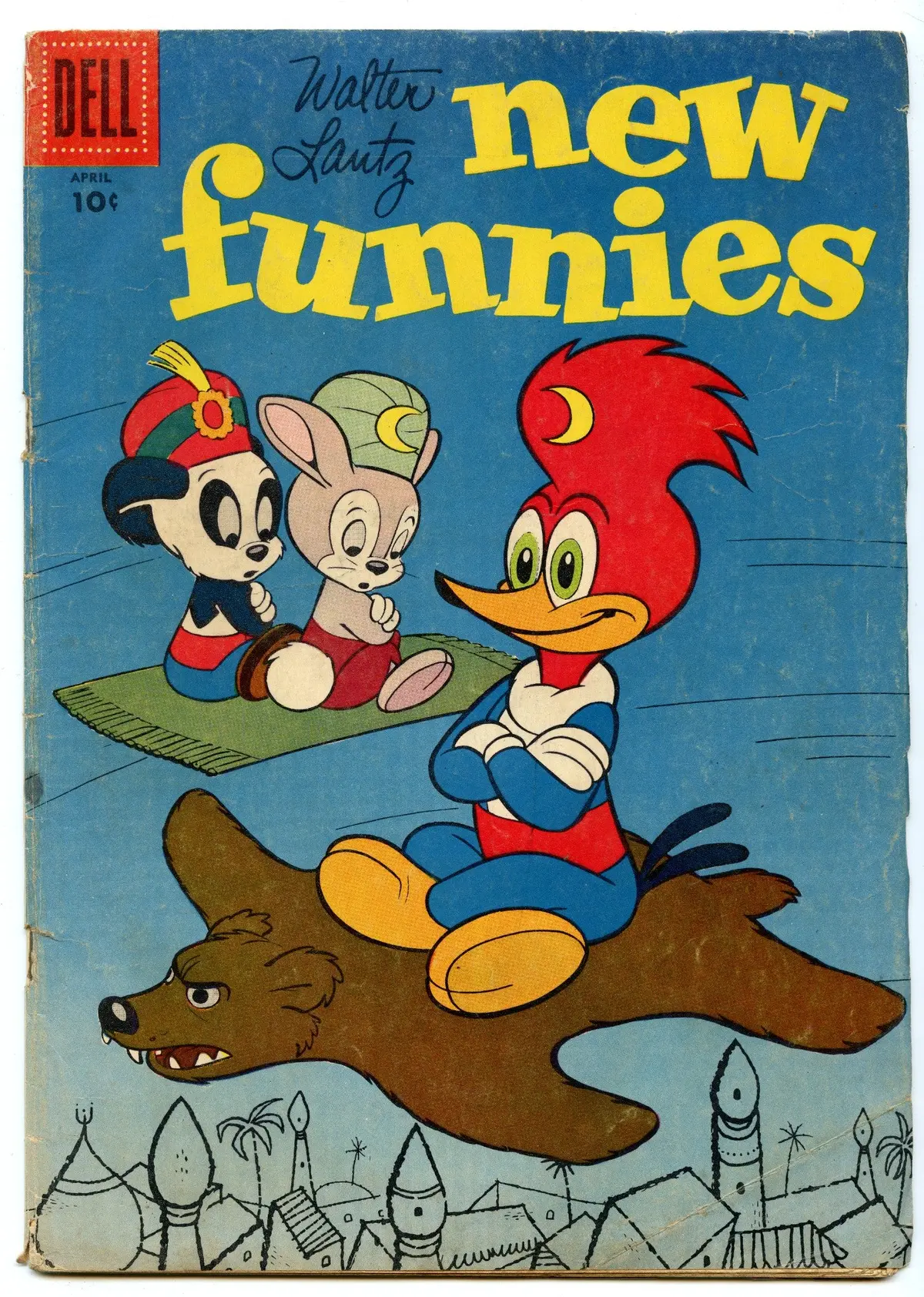 New Funnies 242 (Apr 1957) Vg (4.0) 1