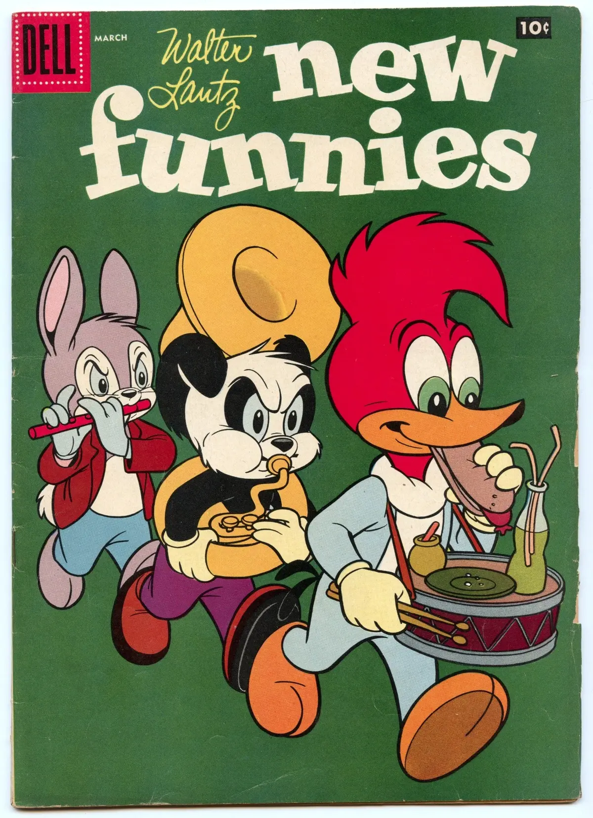 New Funnies 253 (Mar 1958) Vg+ (4.5) 1