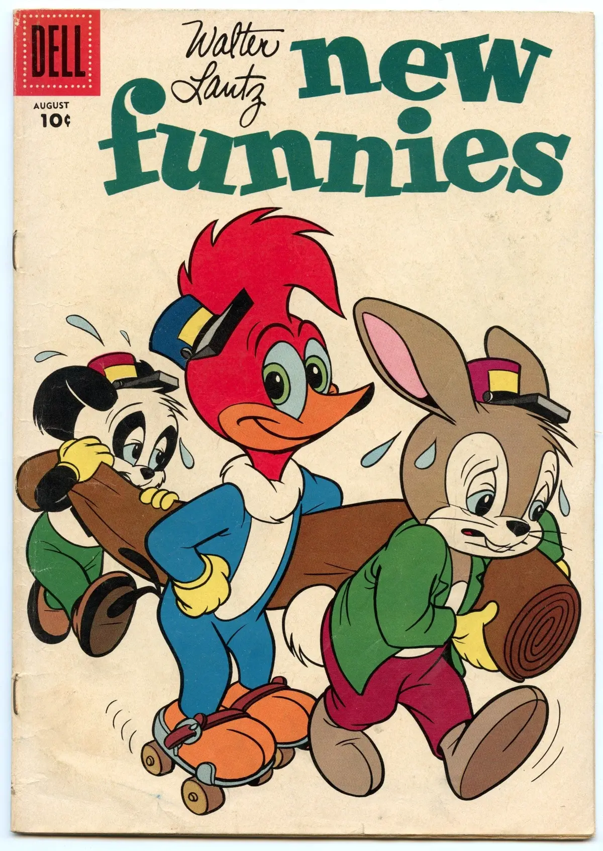 New Funnies 258 (Aug 1958) Vg (4.0) 1