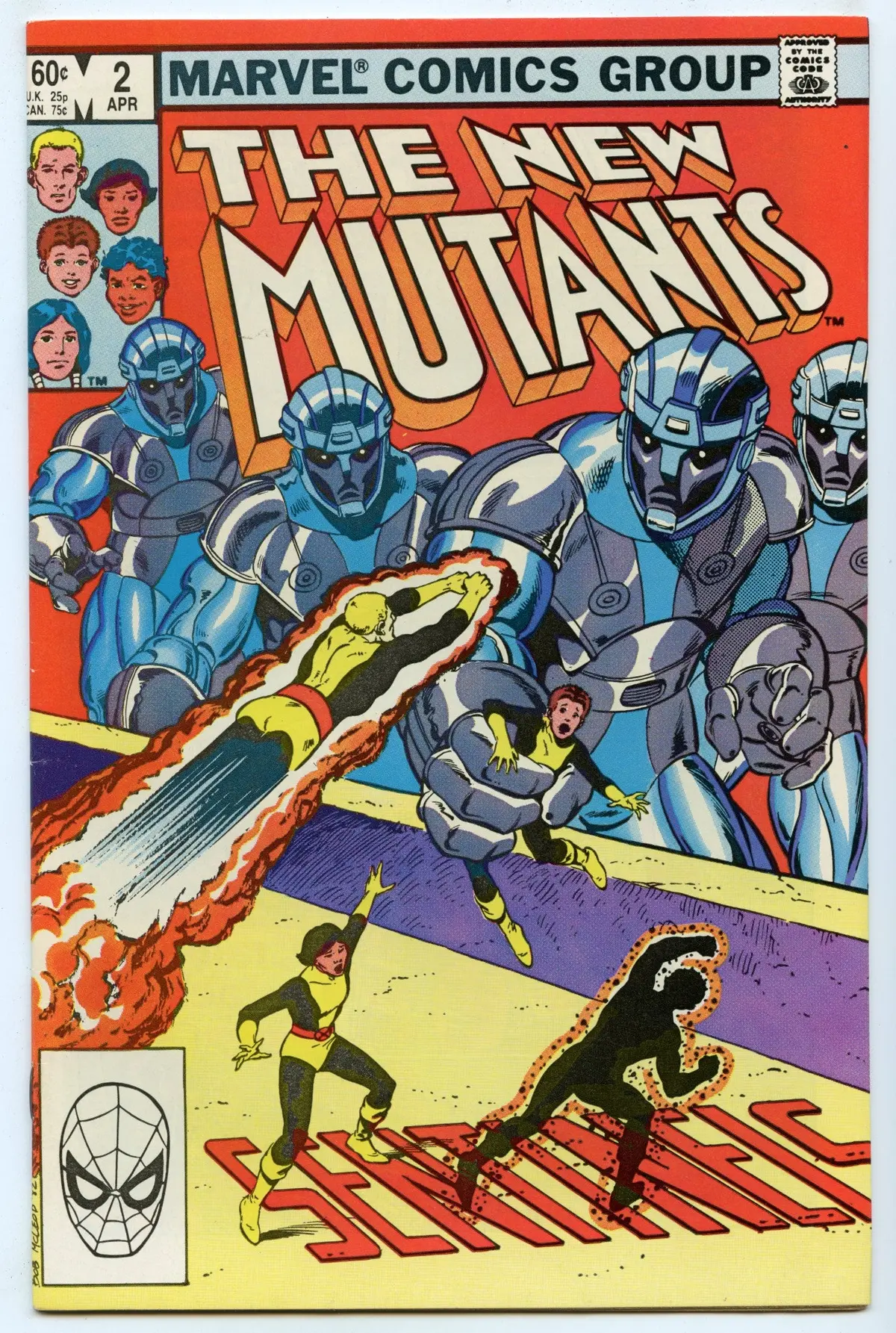 New Mutants 2 (Apr 1983) Nm- (9.2) 1