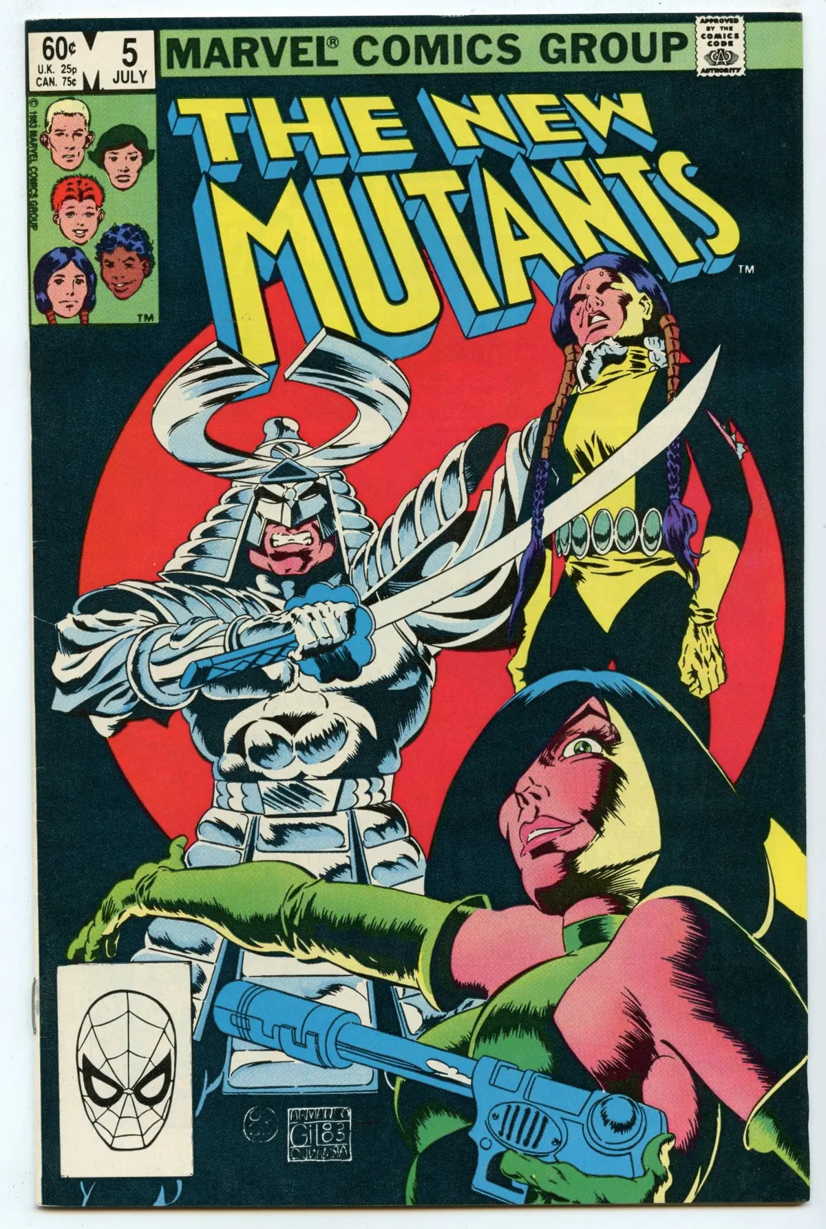 New Mutants 5 (Jul 1983) Vf/Nm (9.0) 1