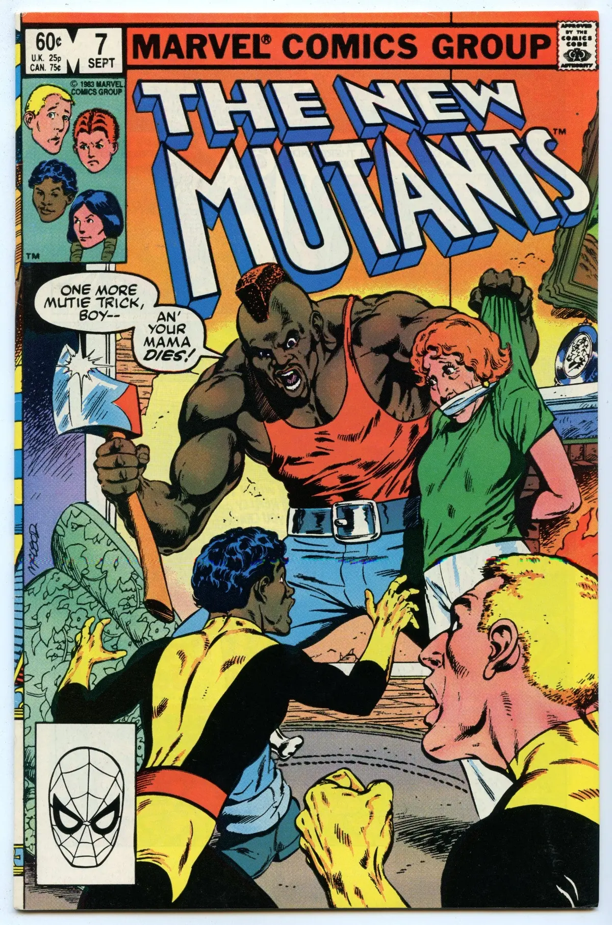 New Mutants 7 (Sep 1983) Vf/Nm (9.0) 1