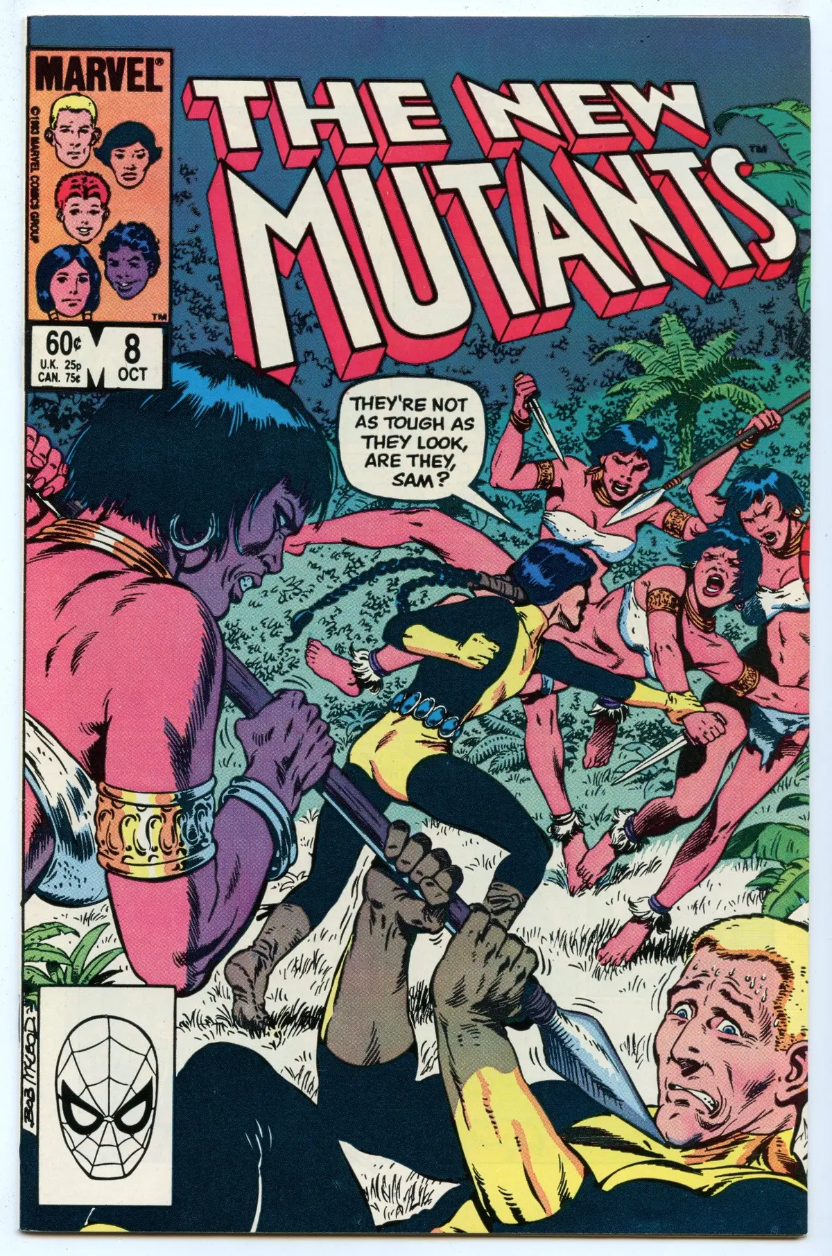 New Mutants 8 (Oct 1983) Nm- (9.2) 1