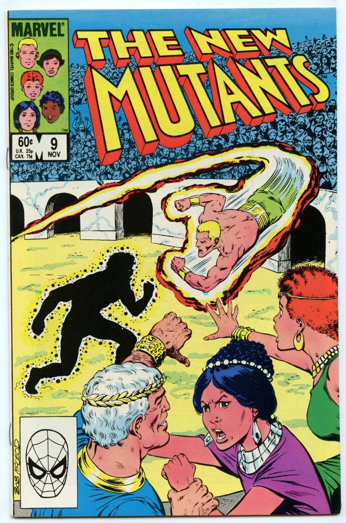 New Mutants 9 (Nov 1983) Nm- (9.2) - 1St Appearance Selene, The Black Queen 1