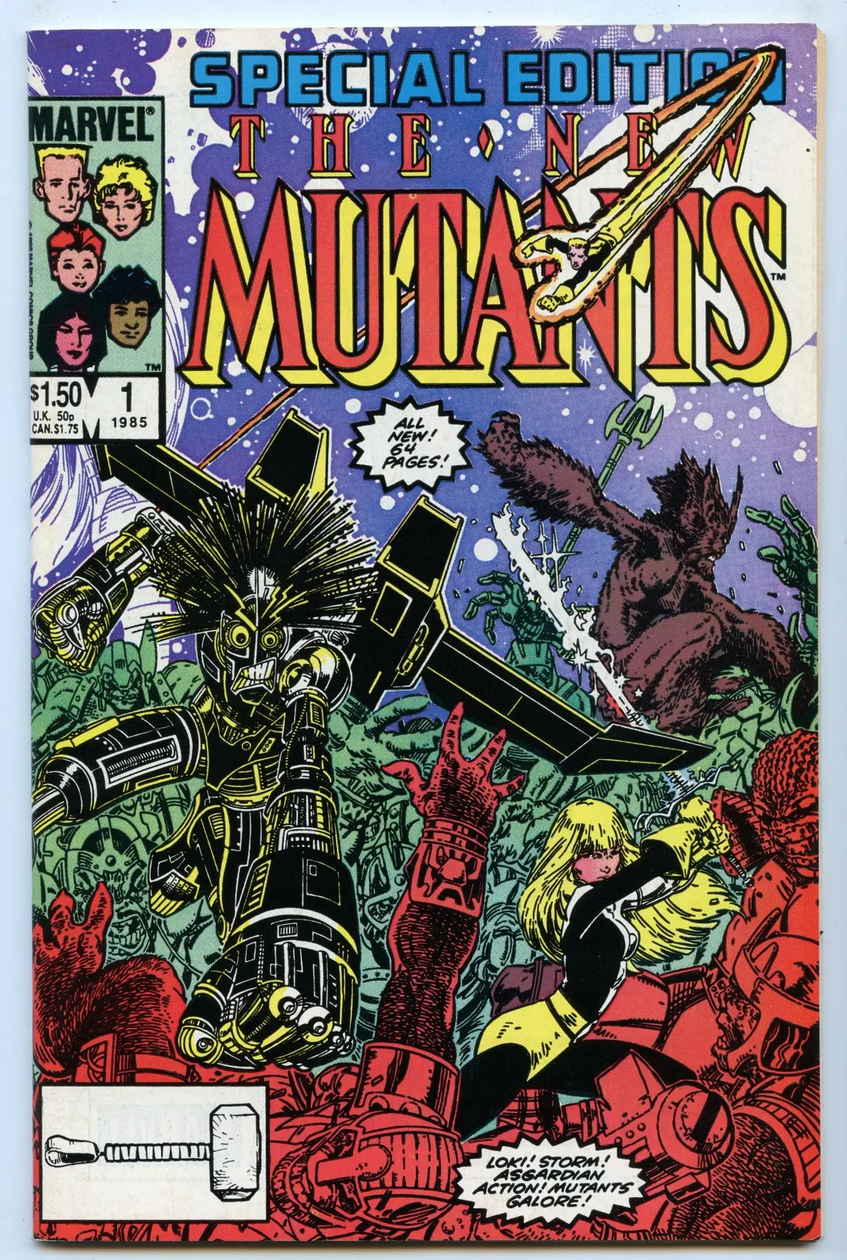 New Mutants Special Edition 1 (1985) Nm- (9.2) 1