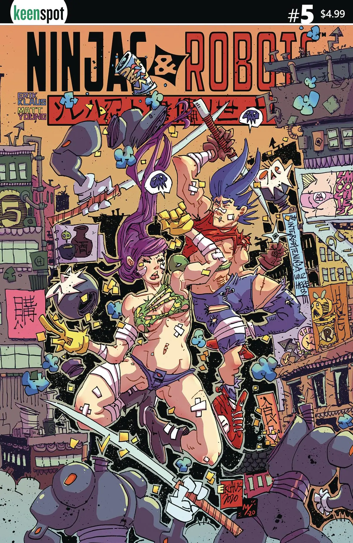 Ninjas & Robots #5 Cvr A Erik Klaus 1