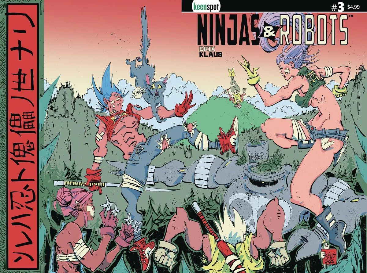Ninjas & Robots #3 Cvr A Erik Klaus 1
