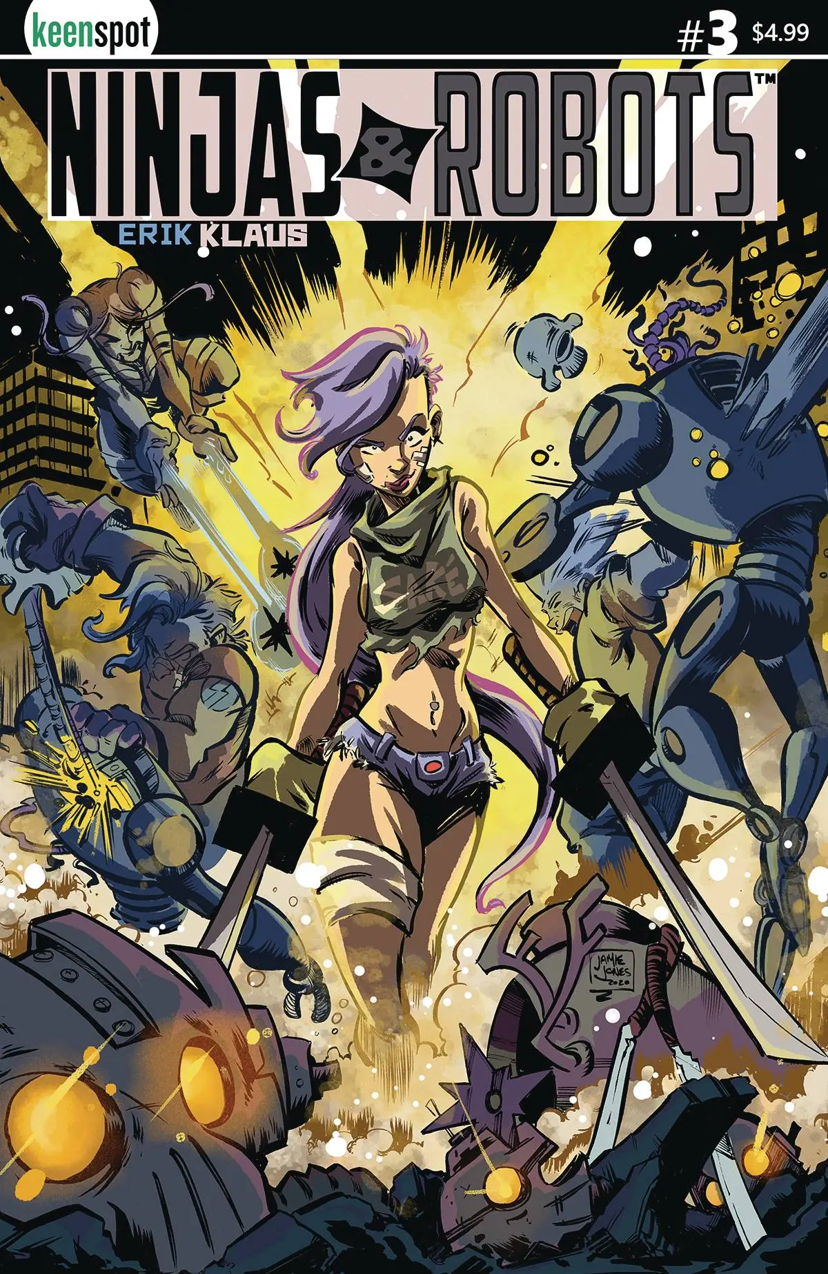 Ninjas & Robots #3 Cvr C Jamie Jones 1