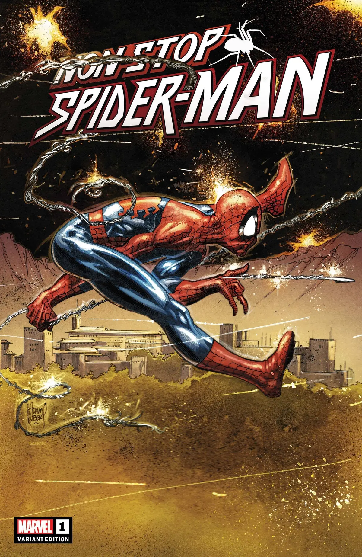 Non-Stop Spider-Man #1 Kubert Var 1