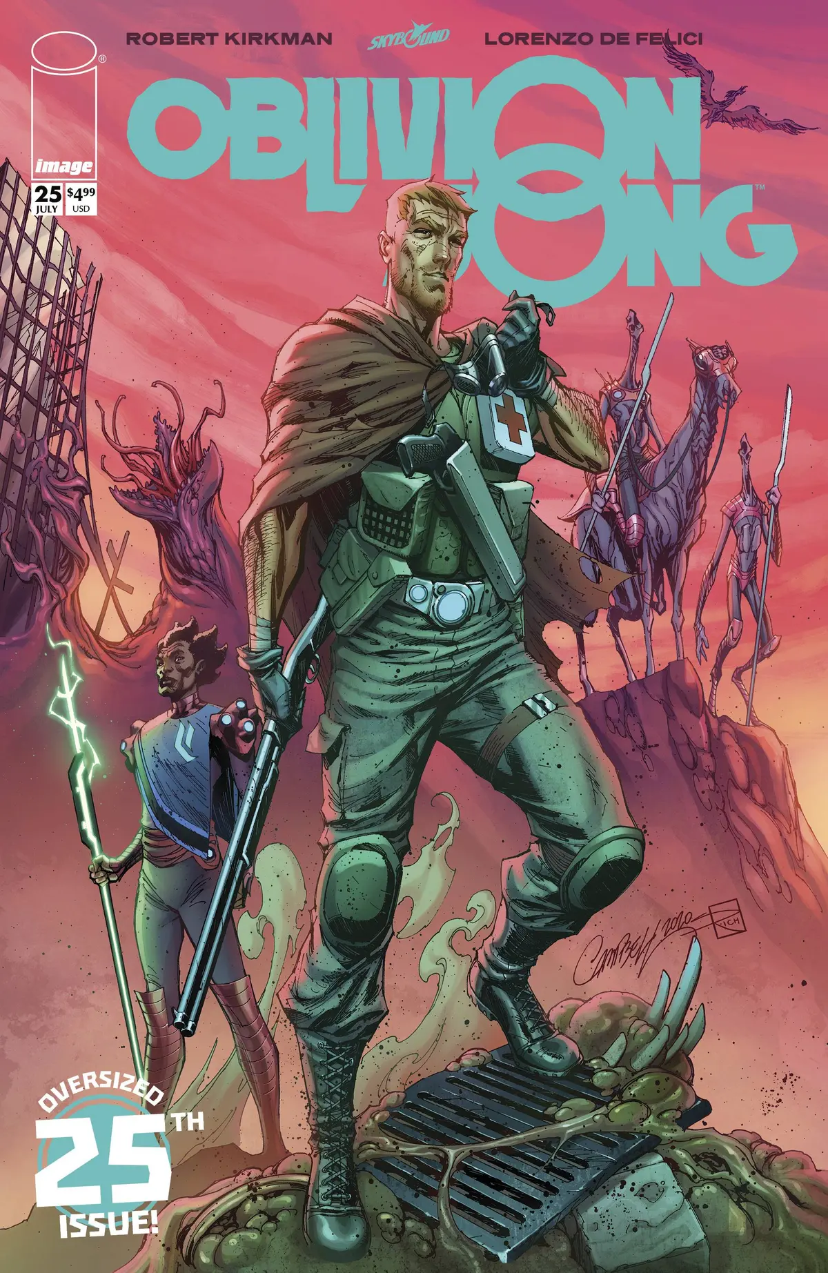 Oblivion Song By Kirkman & De Felici #25 Cvr E Campbell (Mr) 1
