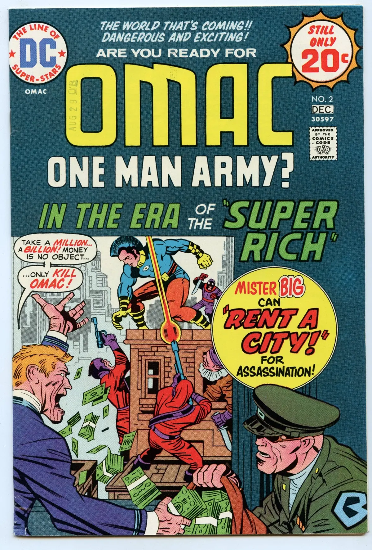 Omac 2 (Dec 1974) Vf- (7.5) 1