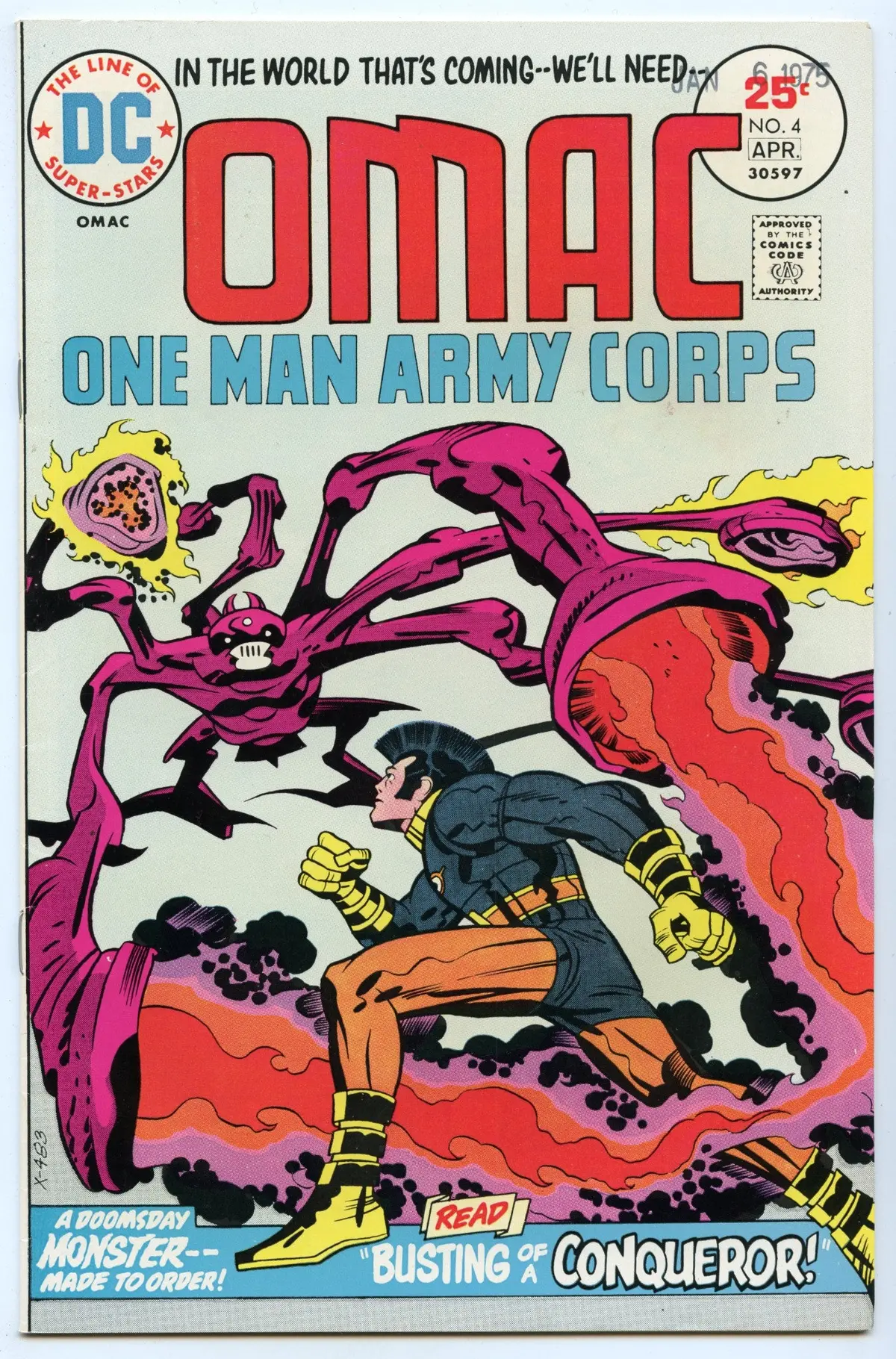 Omac 4 (Apr 1975) Vf/Nm (9.0) 1
