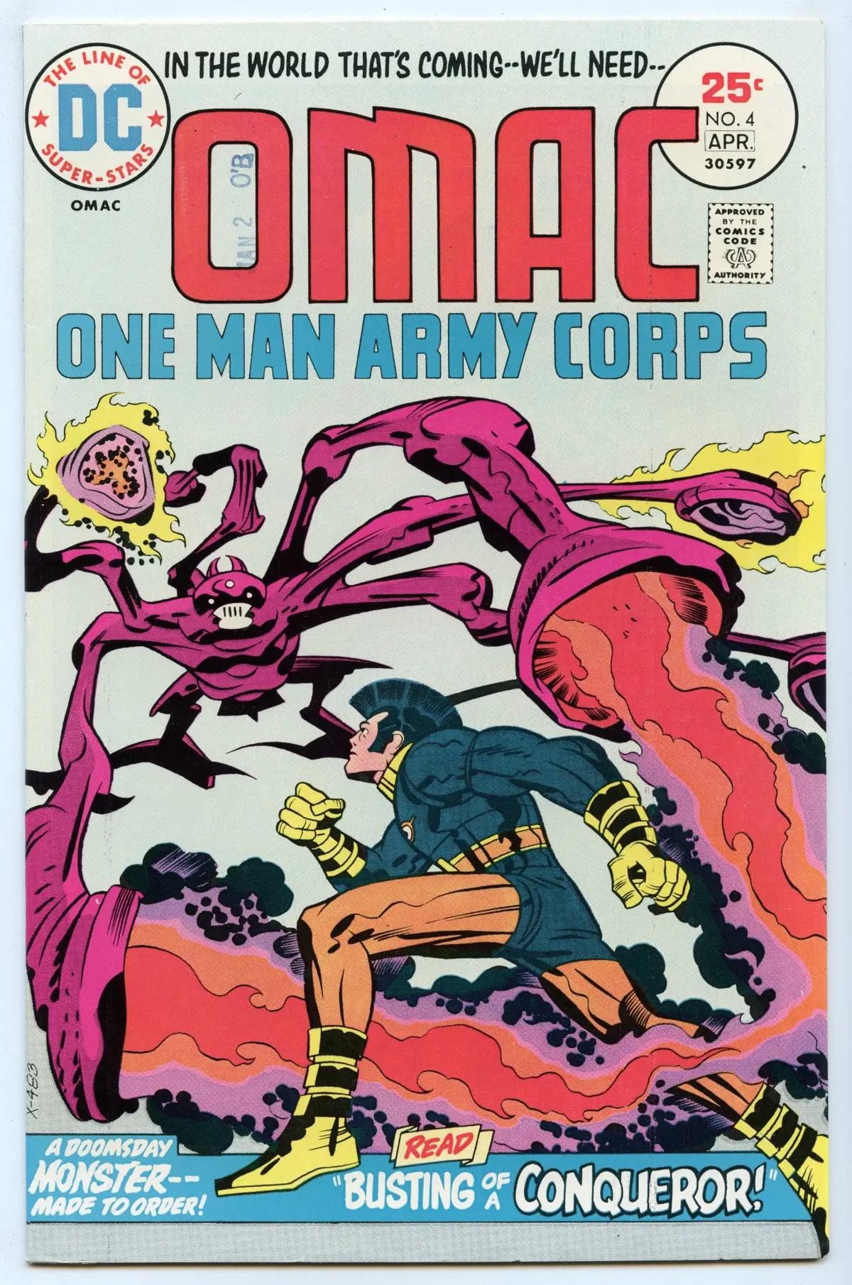 Omac 4 (Apr 1975) Nm- (9.2) 1