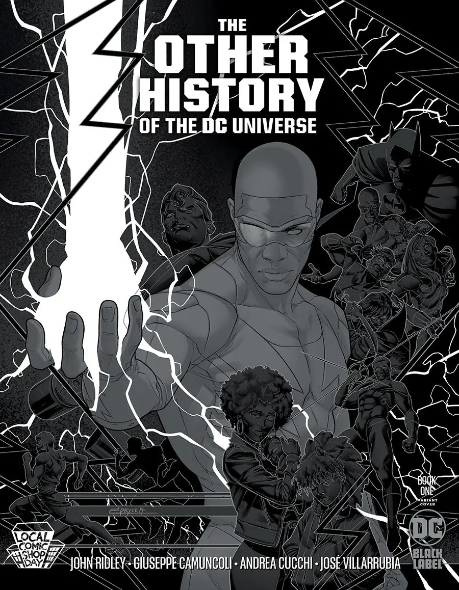 Other History Of The Dc Universe #1 (Of 5) Lcsd Jamal Campbell Silver Metallic Ink Var 1