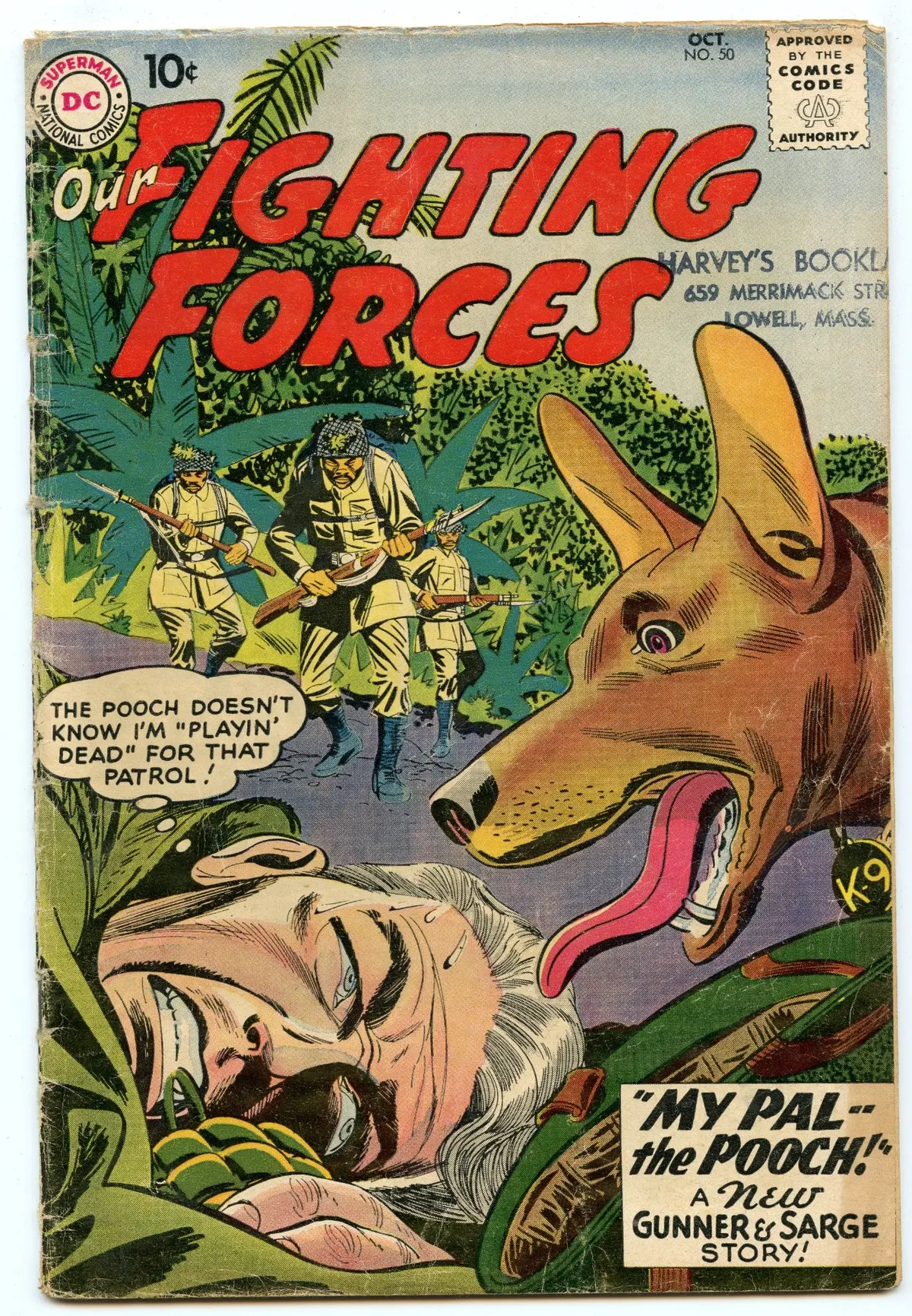Our Fighting Forces 50 (Oct 1959) Gd/Vg (3.0) 1