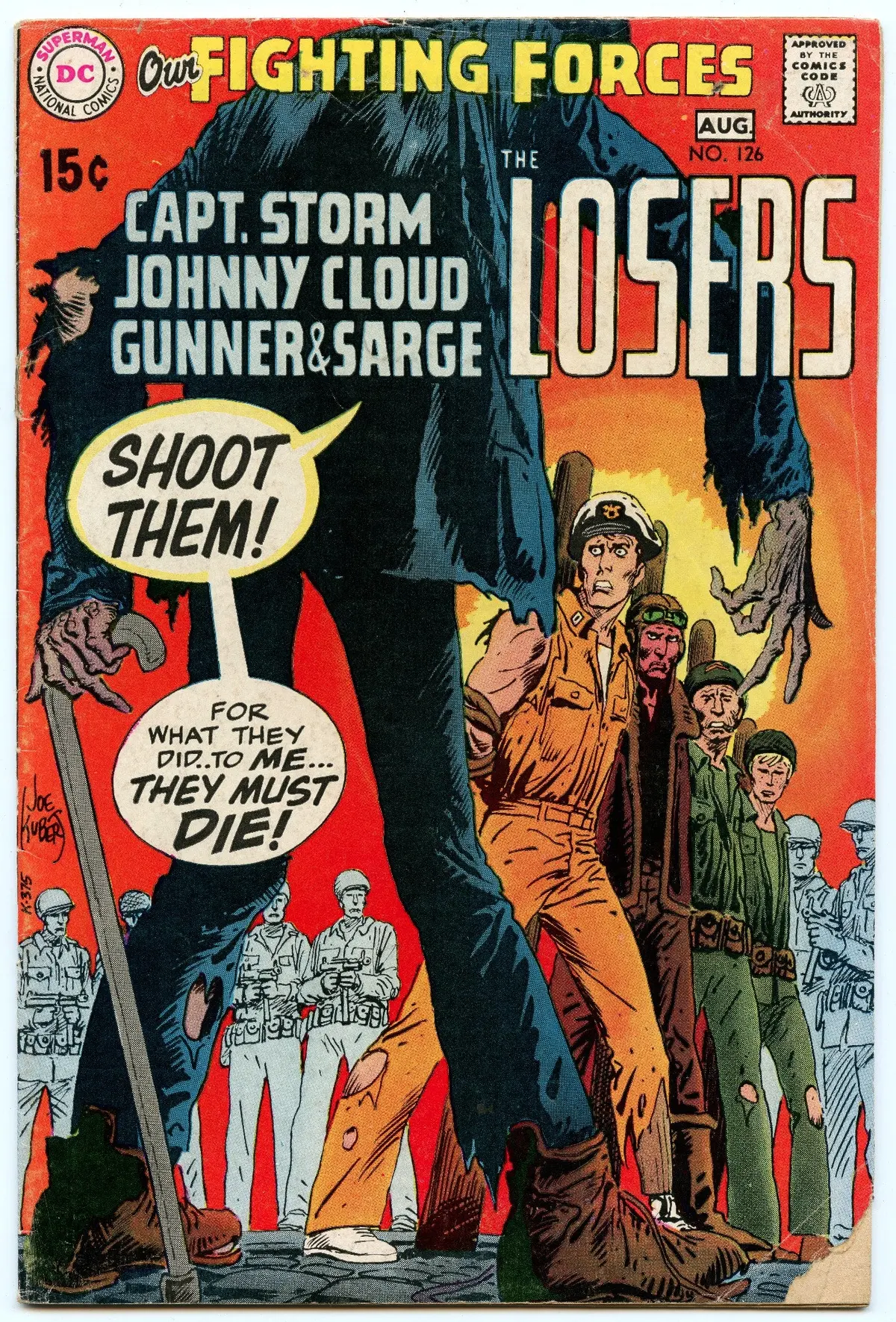 Our Fighting Forces 126 (Aug 1970) Vg- (3.5) 1