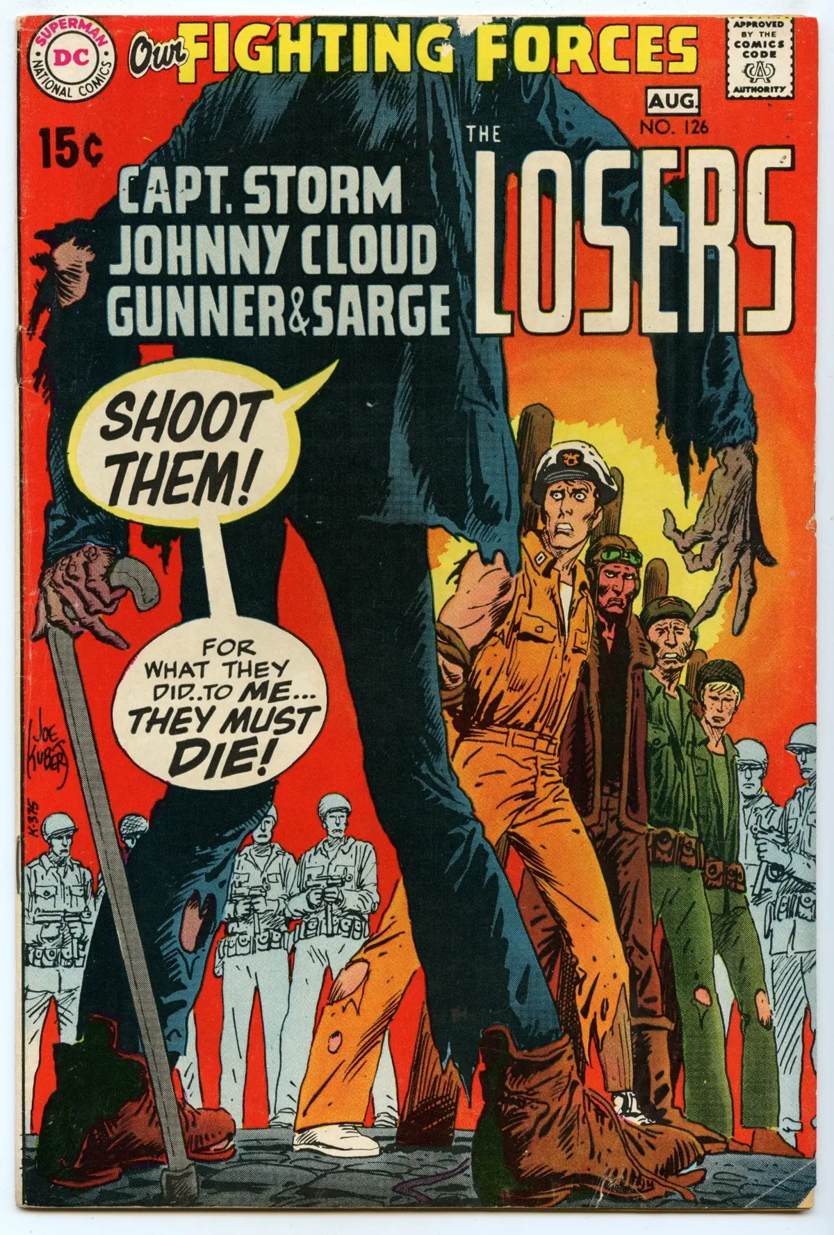 Our Fighting Forces 126 (Aug 1970) Fi- (5.5) 1