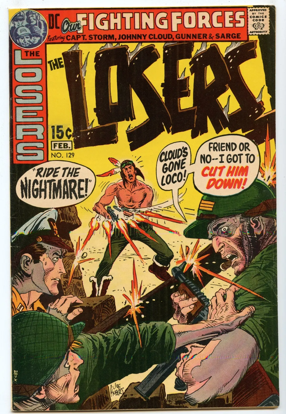 Our Fighting Forces 129 (Feb 1971) Fi/Vf (7.0) 1