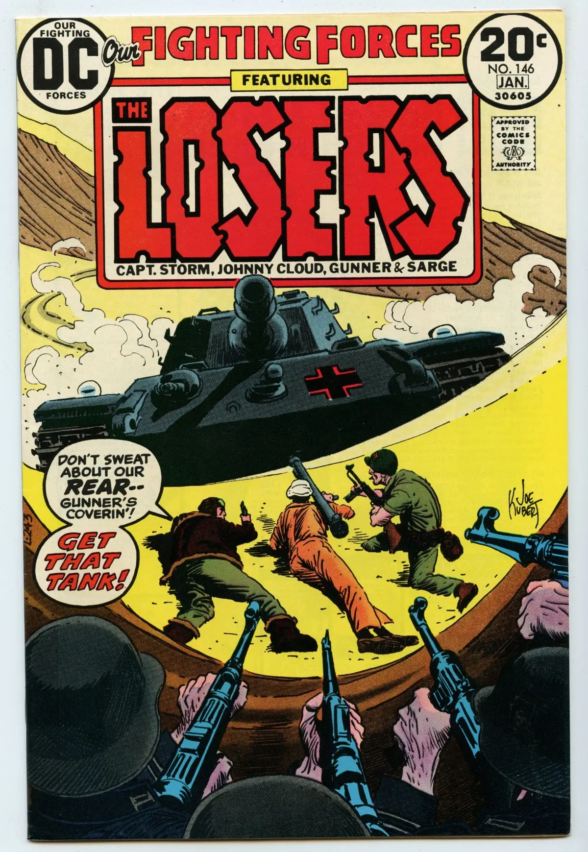 Our Fighting Forces 146 (Jan 1974) Vf/Nm (9.0) 1