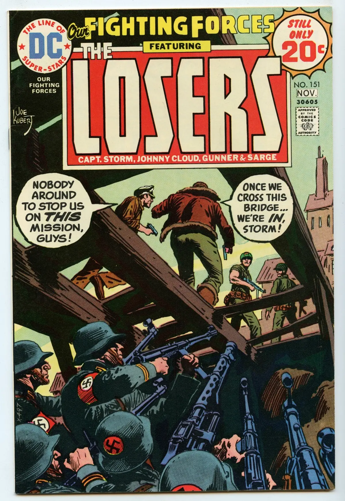 Our Fighting Forces 151 (Nov 1974) Vf+ (8.5) 1