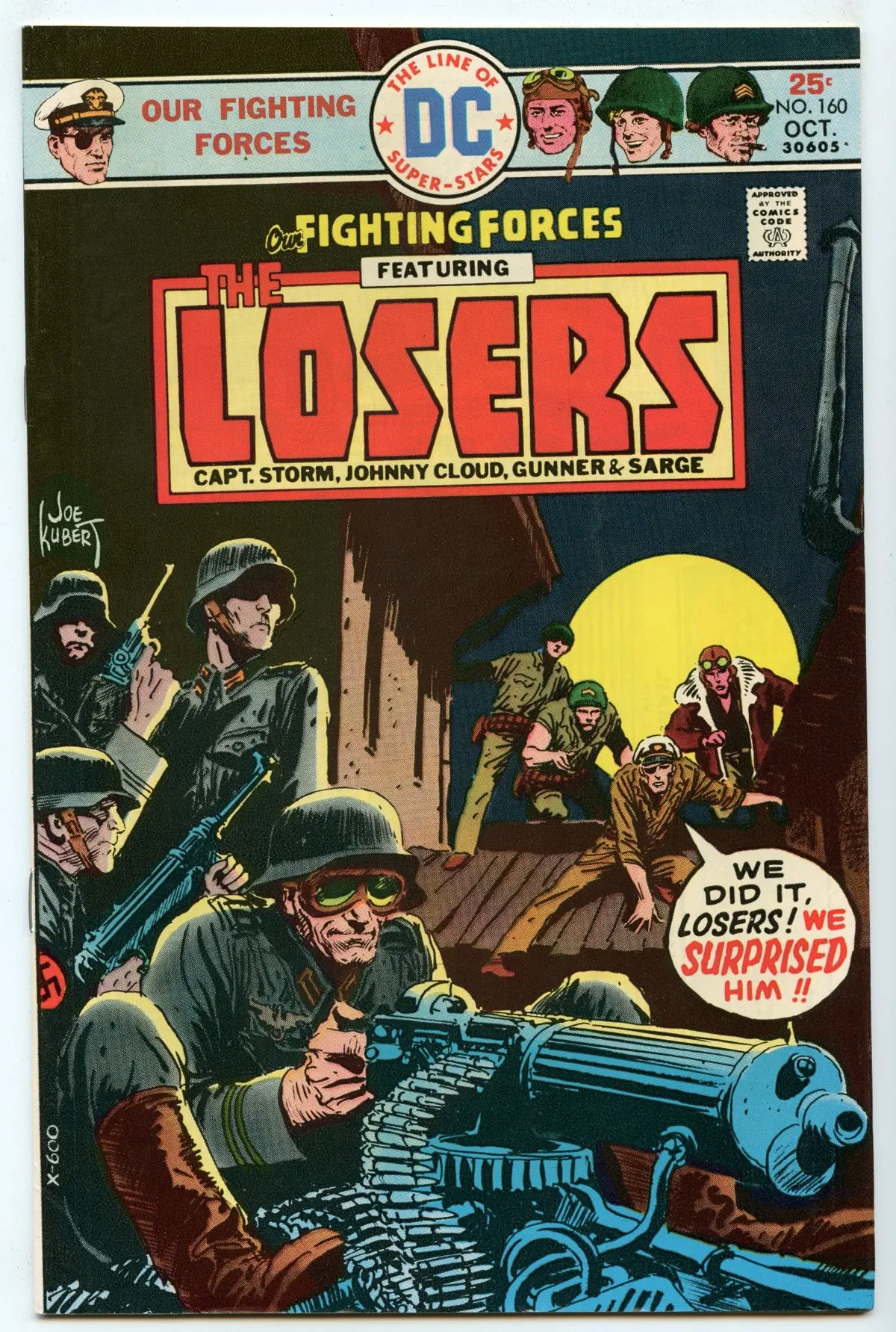 Our Fighting Forces 160 (Oct 1975) Vf+ (8.5) 1