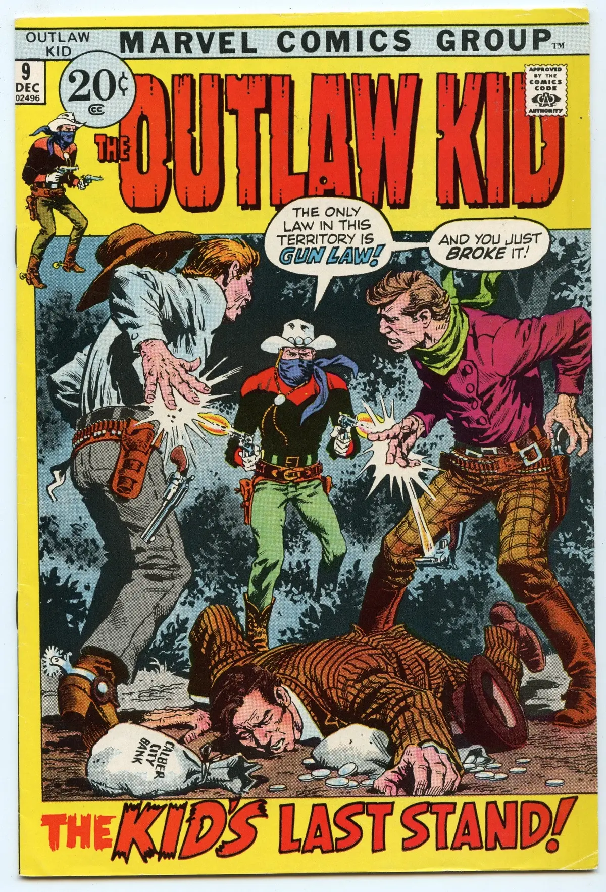 Outlaw Kid V2 9 Dec 1971 Vf- (7.5) 1
