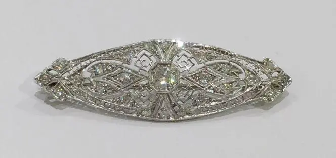 Vintage Diamond Brooch 1