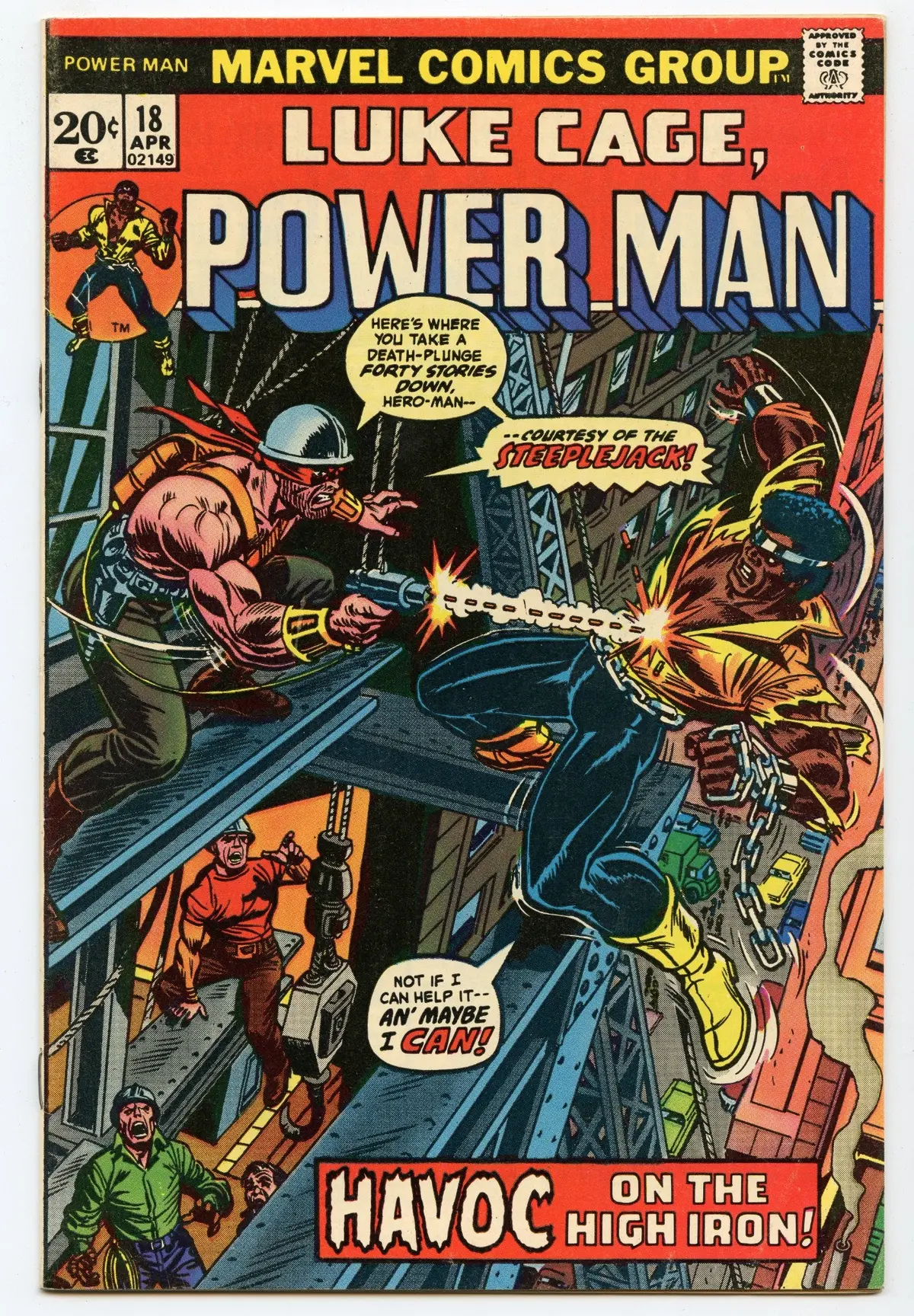 Power Man 18 (Apr 1974) Vf+ (8.5) 1